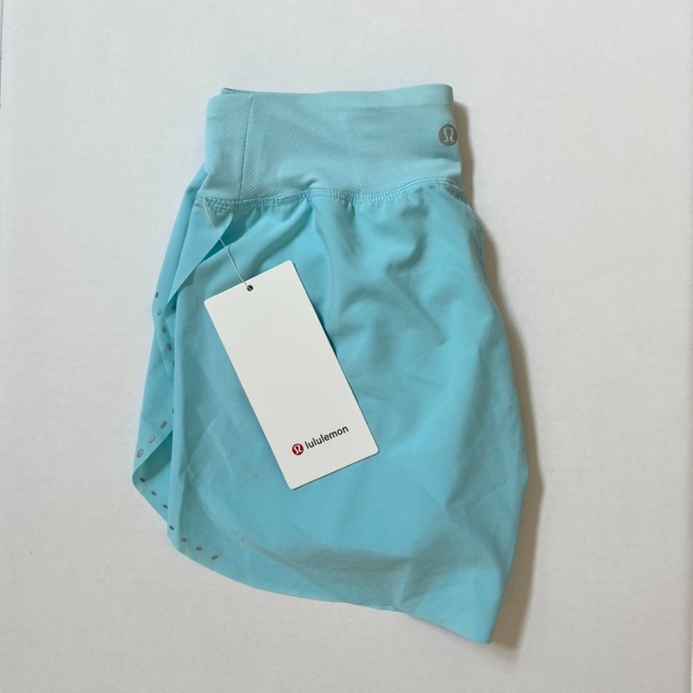 Lululemon Find Your Pace Short 3" *Lined Icing Blue